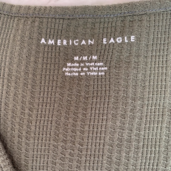 NWOT American Eagle Wrap Front Top - Picture 5 of 6